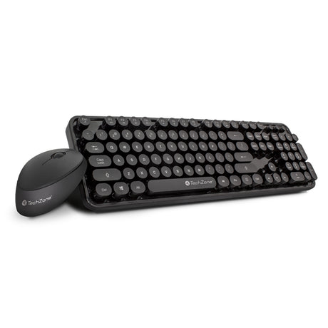 TechZone TZ19COMB01-INA teclado Ratón incluido Universal USB Negro