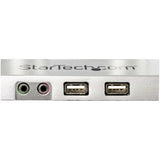 StarTech.com Brazo de Soporte para 2 Monitores - para Pantallas VESA de 15 a 32IN con Hub USB de 2 Puertos Monitor Plata