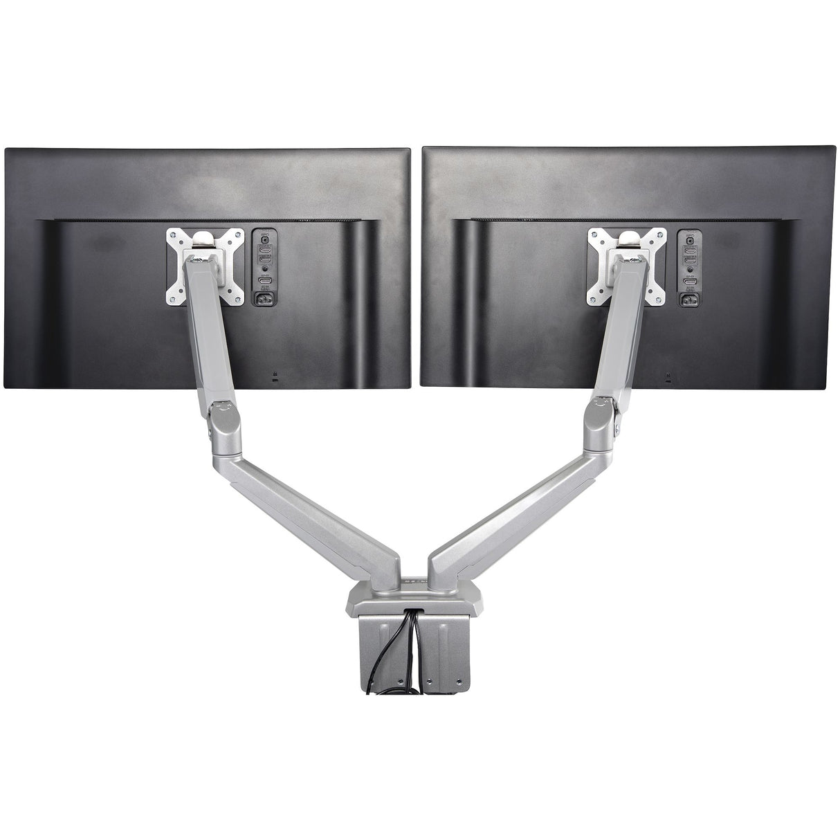 StarTech.com Brazo de Soporte para 2 Monitores - para Pantallas VESA de 15 a 32IN con Hub USB de 2 Puertos Monitor Plata