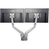 StarTech.com Brazo de Soporte para 2 Monitores - para Pantallas VESA de 15 a 32IN con Hub USB de 2 Puertos Monitor Plata