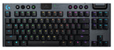 Logitech G 920-009495 teclado Juego RF inalámbrico + bluetooth QWERTY Inglés Carbono, Interruptor mecánico, LED RGB