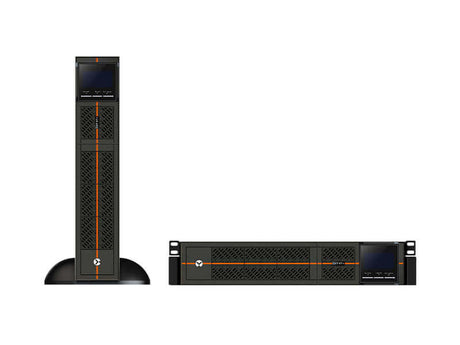 Vertiv SAI monofásico Vertiv Liebert GXT RT+ – SAI rack/torre de 1 kVA 900 W 230 V | Factor de potencia 0,9 UPS Doble conversión (en línea) 1 kVA 900 W Onda sinusoidal pura