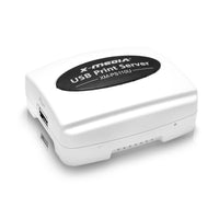 X-Media XM-PS110U servidor de impresión Interno LAN Ethernet Blanco, 100 Mbit/s, TCP/IP, IPX/SPX