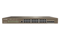 G5328P-24-410W, Switch PoE Administrable, 24 Giga, 4 SFP, 370W