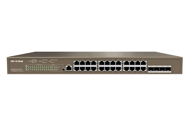 G5328P-24-410W,  Switch PoE Administrable, 24 Giga, 4 SFP, 370W
