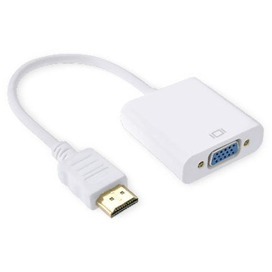 BRobotix 110910 cambiador de género para cable HDMI VGA Blanco