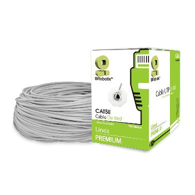 BRobotix 400052G cable de red Gris 100 m Cat5e U/UTP (UTP) | Cables de red