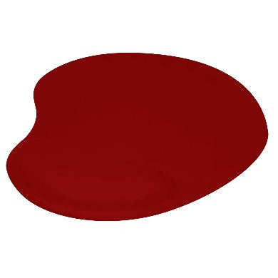 BRobotix 500074R alfombrilla para ratón Cojín de ratón para Juegos Rojo, Monocromático, Gel, Neopreno