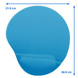 BRobotix 500074T alfombrilla para ratón Cojín de ratón para Juegos Turquesa, Monocromático, Neopreno, Sintético