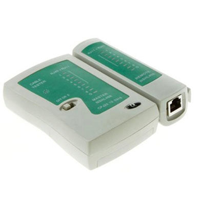 Probador de Cables RJ45 RJ11 Brobotix 567357, 8 Puertos, 1Gbps, Pantalla LCD