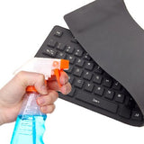 Teclado Flexible BROBOTIX 801935, USB, Negro, para Notebook/PC