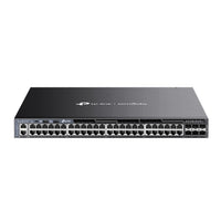 Tp-Link Switch L3 Gestionable Apilable / 48 Puertos Gigabit PoE+ / 6 Ranuras 10G SFP+ SG6654XHP