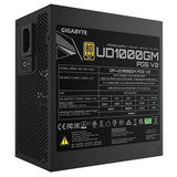 GIGABYTE UD1000GM PG5 V2 Fuente de Alimentación – PCIe Gen 5.1, 80 PLUS Gold, Diseño completamente modular, Ventilador d