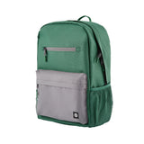 7J595AA - HP Mochila HP Campus verde Laptop Gray; Green 39,6 cm (15.6") Mochila Poliéster, Poliespuma