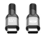 Manhattan Cable USB-C a USB-C de alta velocidad (240 W), 1 m, carga de portátil hasta 240 W y datos/
