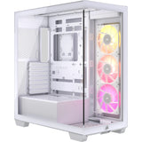 Corsair iCUE LINK 3500X RGB Midi Tower Blanco, EATX, Acero, Vidrio templado