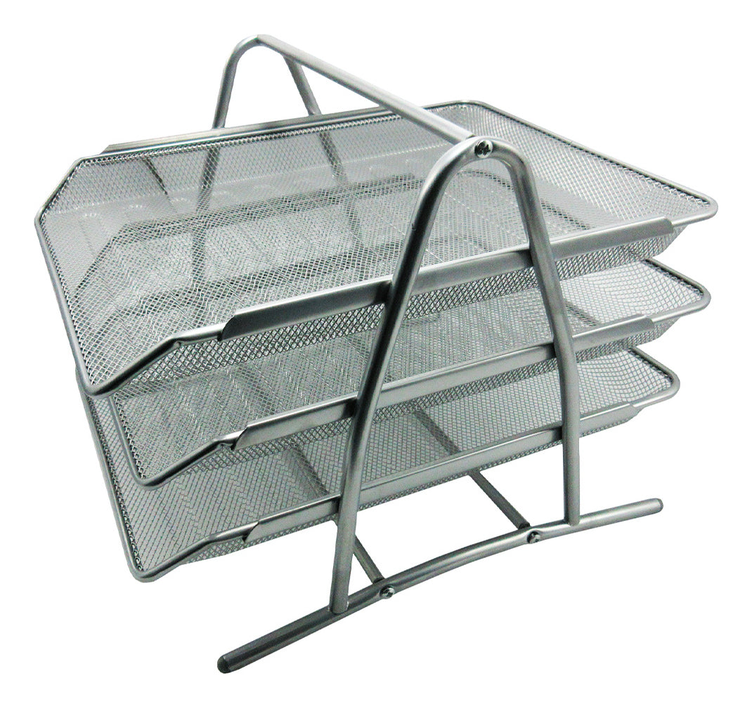 Nextep NE-162P bandeja de escritorio/organizador Metal Plata