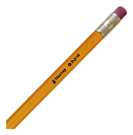 Nextep NE-028 lápiz de grafito 2HB 12 pieza(s), Amarillo, Hexagonal | Lápices de grafito