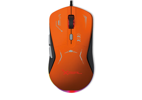 XZEAL XZ-401 ratón Juego mano derecha USB tipo A Óptico 7200 DPI