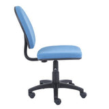 Nextep NE-650BA silla para oficina o computadora asiento acolchado respaldo acolchado, Azul, Azul, Tela