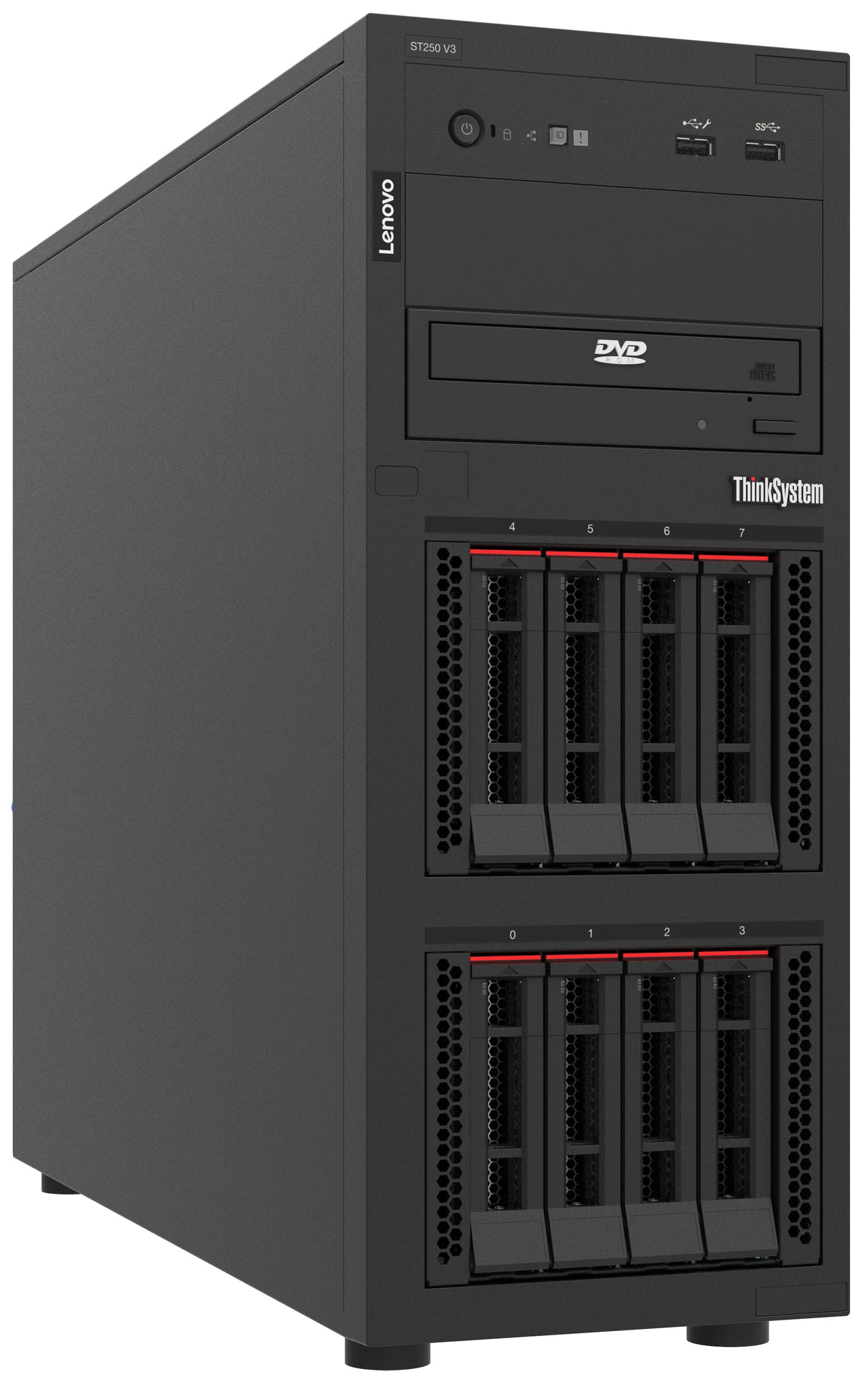 Lenovo ThinkSystem ST250 V3 Servidor Intel Intel Xeon E E-2468 2,6 GHz