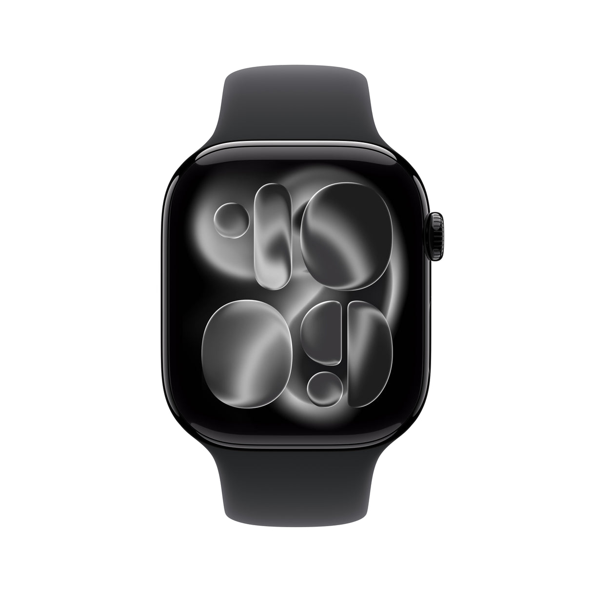 Apple Watch Series 11 46mm Jet Black Aluminum Case Black Sport Band M/L