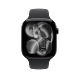 Apple Watch Series 11 46mm Jet Black Aluminum Case Black Sport Band M/L