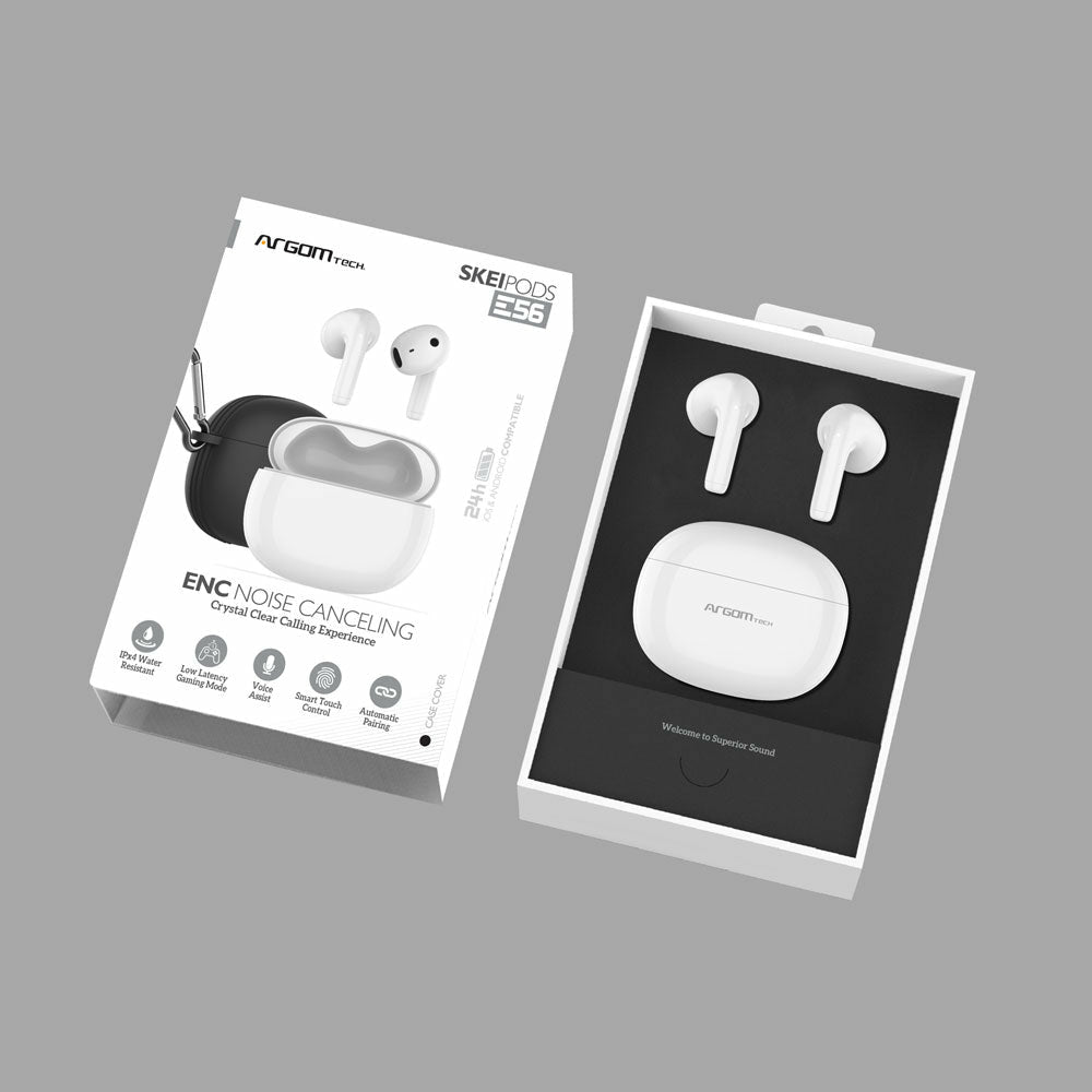 ArgomTech SkeiPods E56 Auriculares True Wireless Stereo (TWS) Intra auditivo Llamadas/Música/Deportes/Diario USB Tipo C 