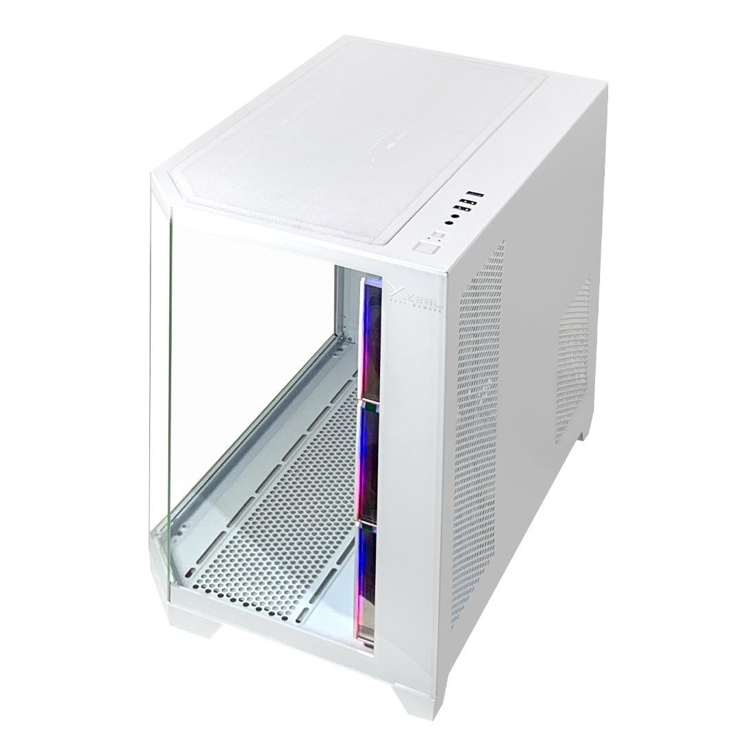 XZEAL XZ150 Midi Tower Blanco, ATX, Micro ATX, Juego, XZGAXT1W | Gabinetes de computadora
