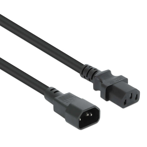 Manhattan 352680 Cables de transmisión Negro Hembra 250 V