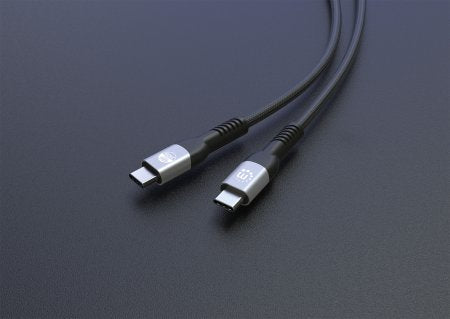 Manhattan Cable USB-C a USB-C de alta velocidad (240 W), 2 m, carga de portátil hasta 240 W, compatible con todos los po