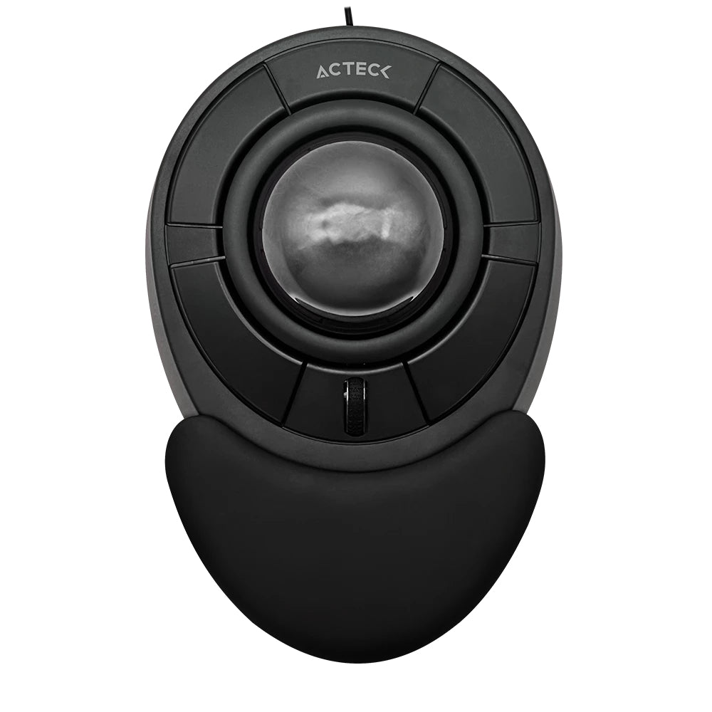 Acteck Virtuos Art X MI787 ratón Universal Ambidiestro USB tipo A Óptico 1600 DPI, Negro
