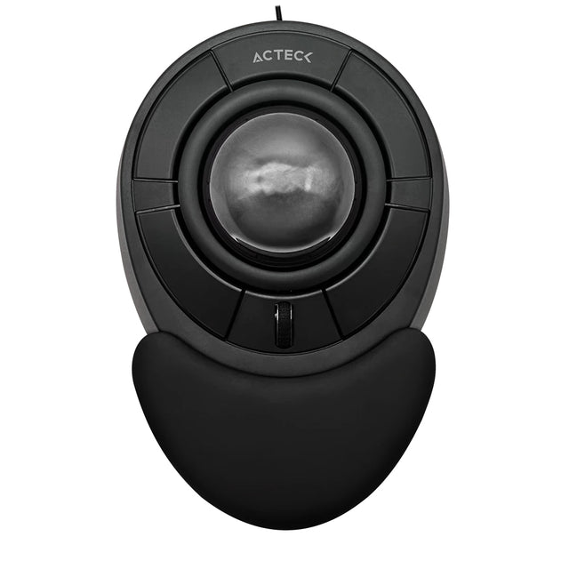 Acteck Virtuos Art X MI787 ratón Universal Ambidiestro USB tipo A Óptico 1600 DPI, Negro