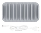 Manhattan Estación de carga de 10 puertos: 3 USB-C (hasta 18 W PD) y 7 USB-A (hasta 12 W), potencia total 120 W, blanco/gris, garantía 3 años organizadores para estación de carga Contacto Montaje de sobremesa Mesa 10