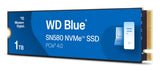 SSD Interno Western Digital Blue SN580 1TB M.2 2280 PCIe 4.0 NVMe Lect 4150/4150 MB/s para Lap y PC