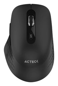 Mouse ACTECK Confortable y Elegante Optimize Flow MI480 Inalámbrico / 2.4 MHz / 1600 DPI / 6 Botones / Batería 2x AAA In