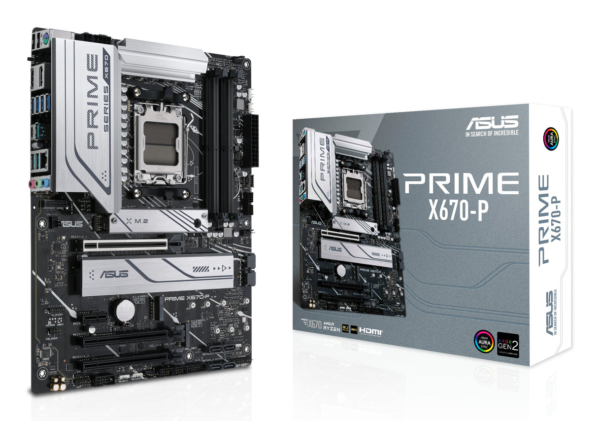 ASUS PRIME X670-P placas base AMD Zócalo AM5 Zócalo AM5 DDR5-SDRAM