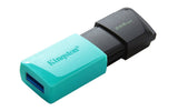 Kingston Technology 256GB USB3.2 Gen1 DataTraveler Exodia M (Negro + Turquesa) Memoria Flash 256 GB USB tipo A 3.2 Gen 1