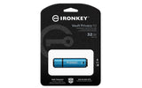 Kingston Technology 32GB IronKey Vault Privacy 50 cifrado AES-256, FIPS 197 Unidades flash USB 32 GB USB tipo A Tapa