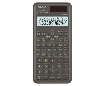 Casio FX-991MS-2-S-MH calculadora Bolsillo Calculadora científica Negro