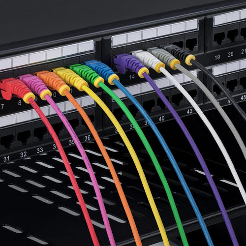 StarTech.com Cable de Red Ethernet CAT6 Delgado sin Enganches Azul de 7m - Cable RJ45 Snagless Slim 28AWG - Alambre de C