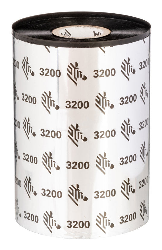 Zebra 3200 Wax/Resin Cinta Adhesiva 450 m 13,1 mm 6 pieza(s) Negro