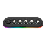 Hub USB Streamplify Deck 5, 4 x USB 3.0, 1 x USB 2.0, RGB, 12V, Negro