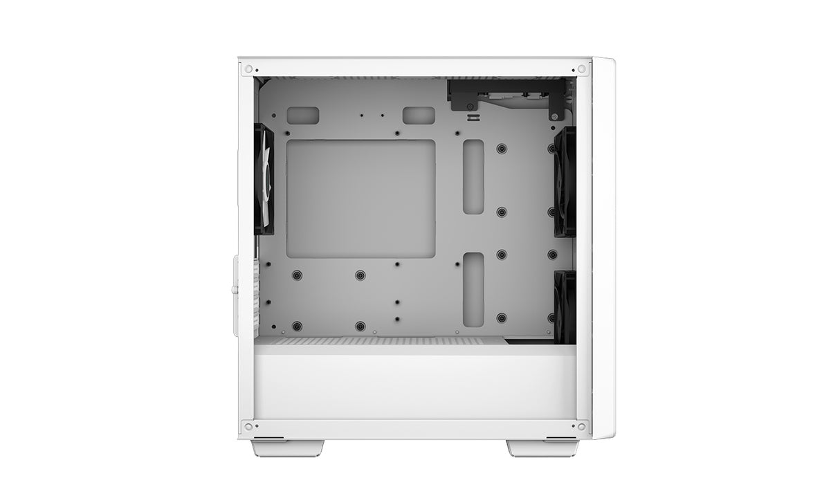 DeepCool CC360 WH ARGB carcasas ordenador ABS, Acero, Vidrio templado Mini Tower PC Blanco