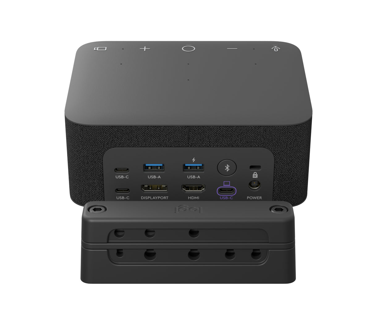 Logitech Logi Dock Focus Room Kit UC sistemas de video conferencia 1 personas(s) Si Grafito 4K Ultra HD
