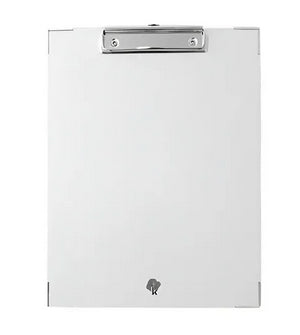 Techmakro KITTB25BC portapapeles A4 Cartón, Cloruro de polivinilo (PVC) Blanco, 330 mm, 240 mm