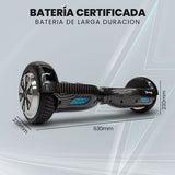 Vorago HB-200 scooter auto balanceado Tabla de dos ruedas autoequilibrada 12 kmh 4400 mAh Negro