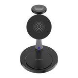Acteck Energon S-Mate CI740 Audífonos, Smartphone, Reloj inteligente Negro USB Cargador inalámbrico Interior