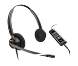 HP Poly Auriculares estéreo USB-A Poly EncorePro 525, Alámbrico, Llamadas/Música, Negro
