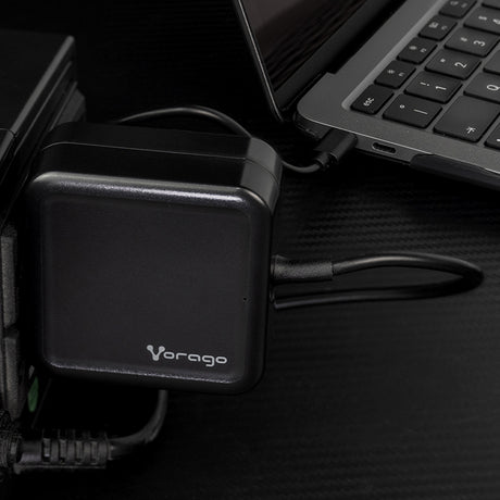 CARGADOR VORAGO AU-501 TIPO C  45W MULTIDISPOSITIVOS NEGRO